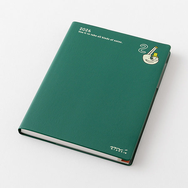 Midori 2026 A6 Weekly Pocket Diary - Ojisan