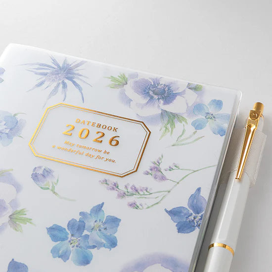 Midori 2026 B6 Pocket Diary - Country Time Flower