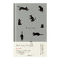Midori 2026 B6 Book Style Diary - Gray Cat