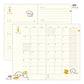 Midori 2026 B6 Book Style Diary - Blue Green Dog