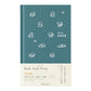 Midori 2026 B6 Book Style Diary - Blue Green Dog