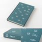 Midori 2026 B6 Book Style Diary - Blue Green Dog