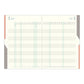 Midori 2026 B6 Double Schedule Diary Progress - Navy