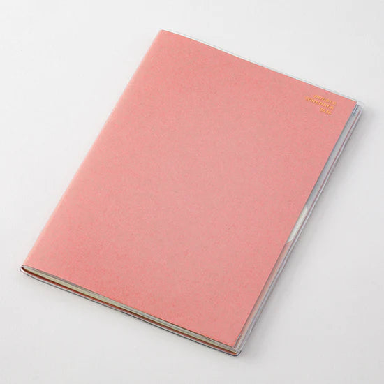 Midori 2026 B6 Double Schedule Diary Money - Pink