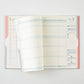 Midori 2026 B6 Double Schedule Diary Money - Pink