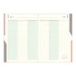 Midori 2026 B6 Double Schedule Diary To-Do - Blue