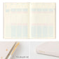 Midori 2026 B6 Gradation Day-Length Weekly Diary - Ivory