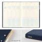 Midori 2026 B6 Gradation Day-Length Weekly Diary - Navy