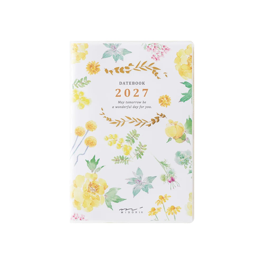 Midori 2027 Mini Pocket Diary - Flower