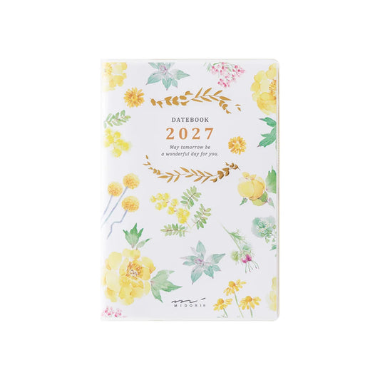 Midori 2027 Mini Pocket Diary - Flower