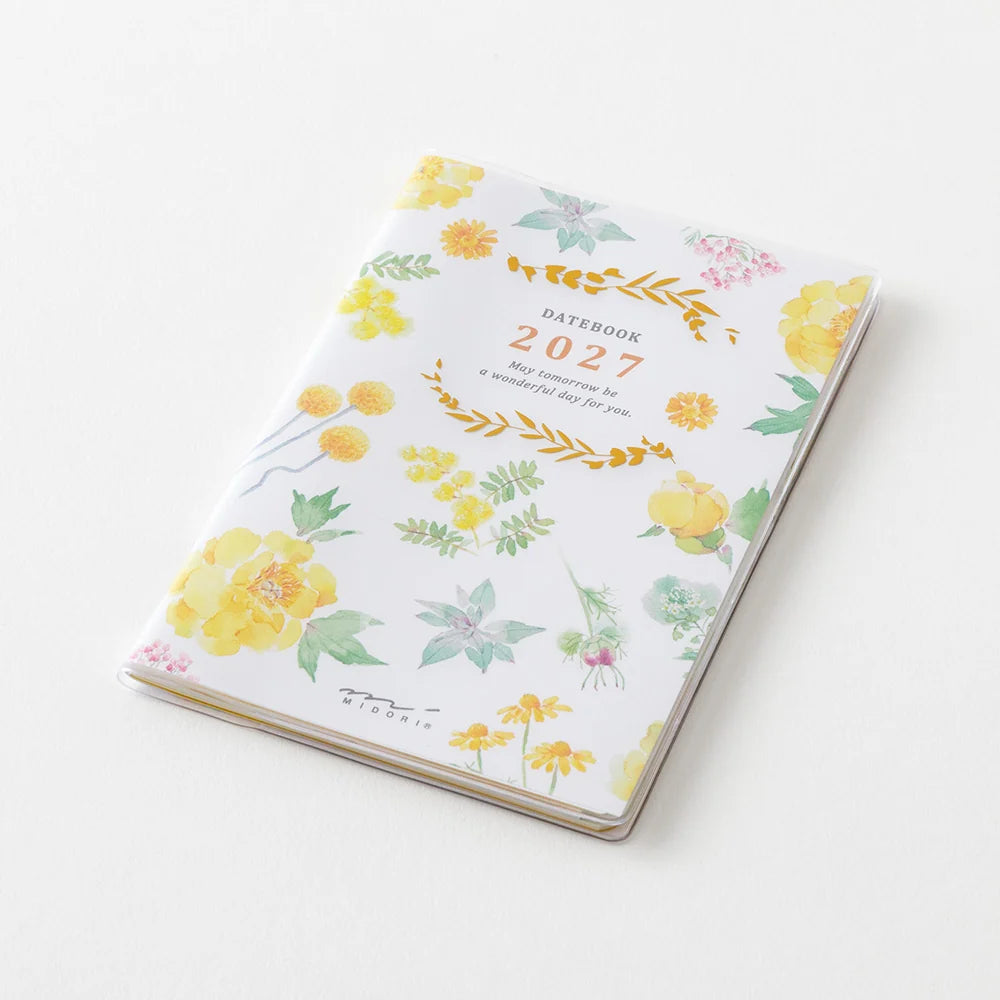Midori 2027 Mini Pocket Diary - Flower