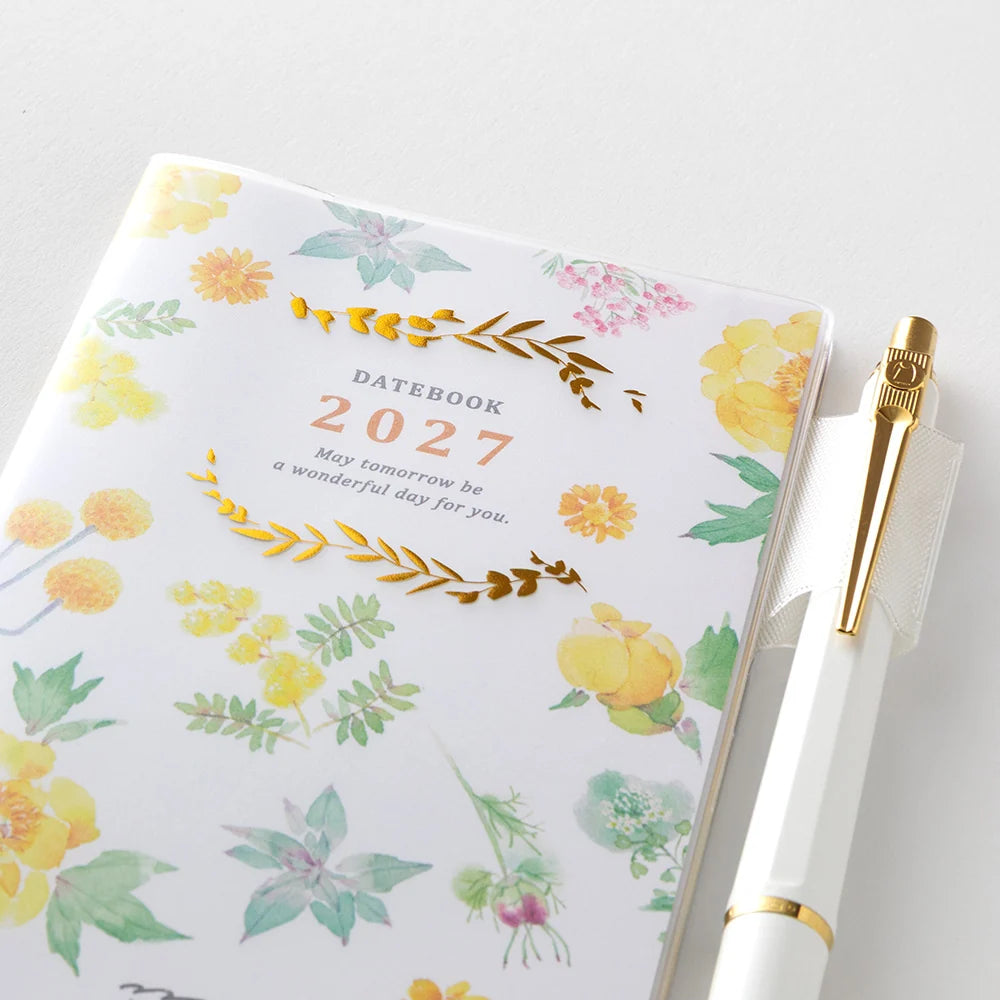 Midori 2027 Mini Pocket Diary - Flower