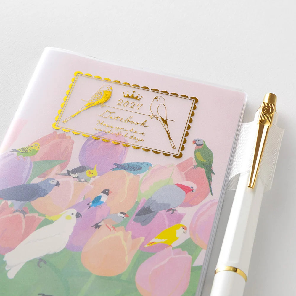Midori 2027 Mini Pocket Diary - Bird