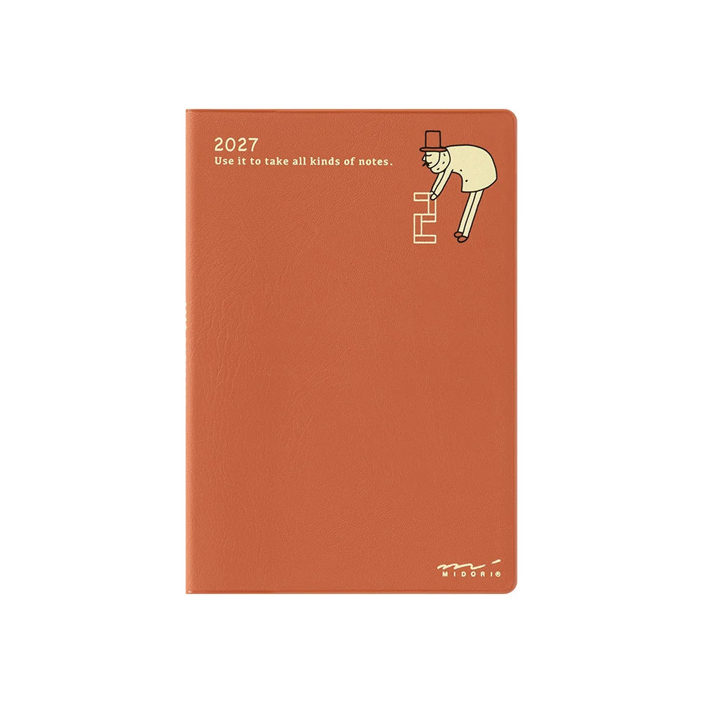 Midori 2027 Mini Pocket Diary - Ojisan