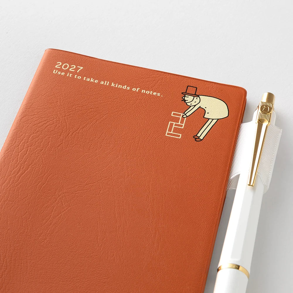 Midori 2027 Mini Pocket Diary - Ojisan