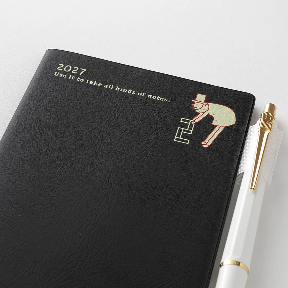 Midori 2027 Slim Pocket Diary - Ojisan