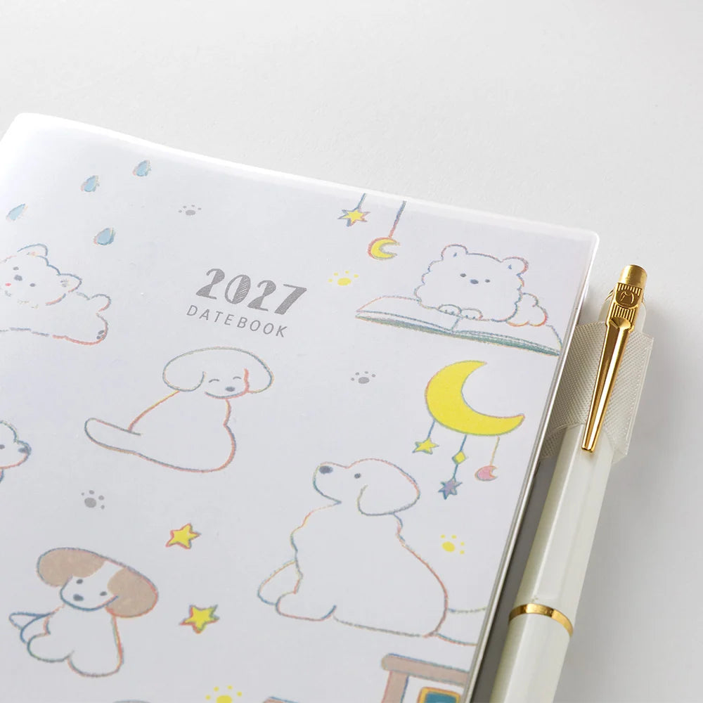 Midori 2027 B6 Pocket Diary - Dog