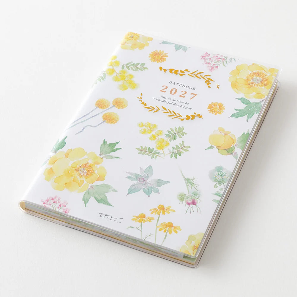 Midori 2027 B6 Pocket Diary - Flower