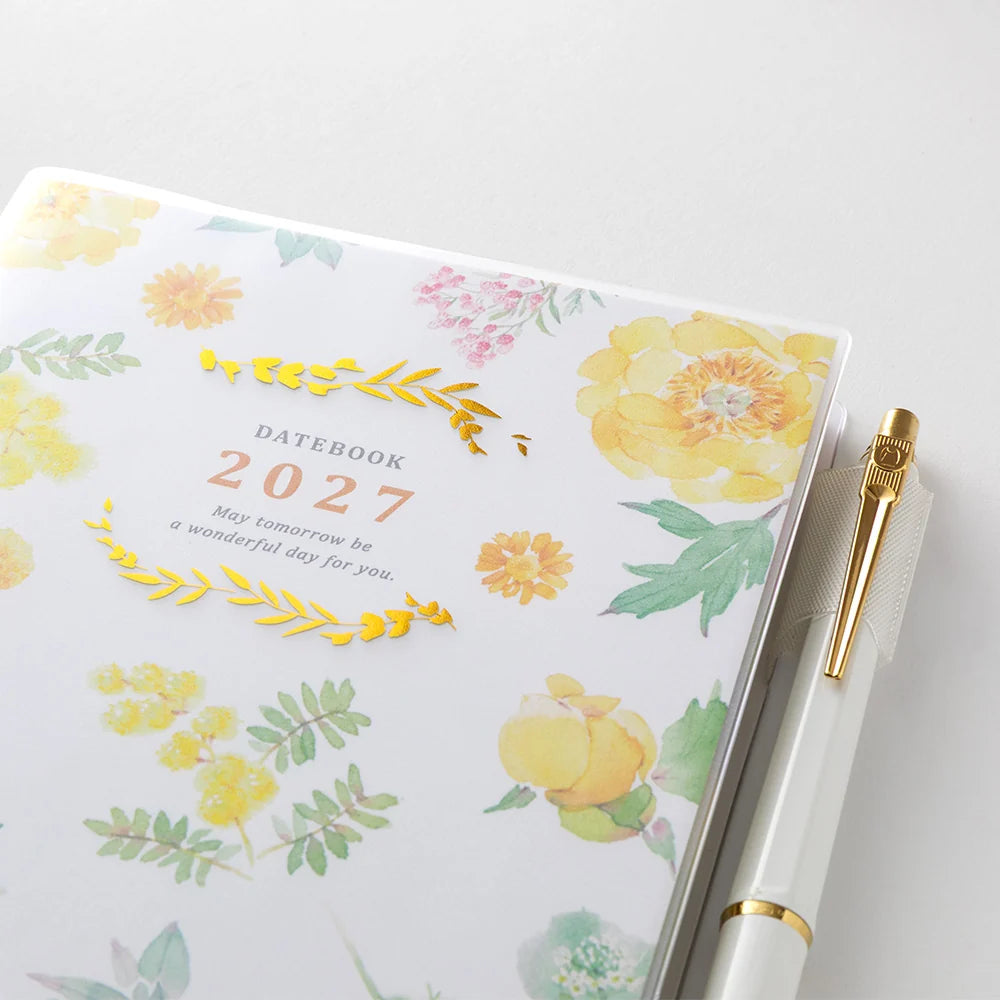 Midori 2027 B6 Pocket Diary - Flower