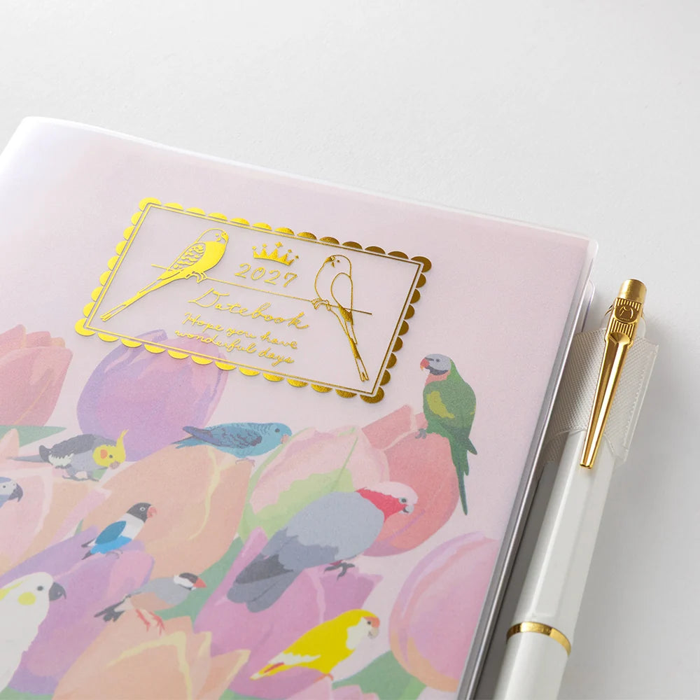 Midori 2027 B6 Pocket Diary - Bird