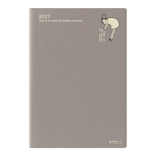 Midori 2027 B6 Pocket Diary - Ojisan