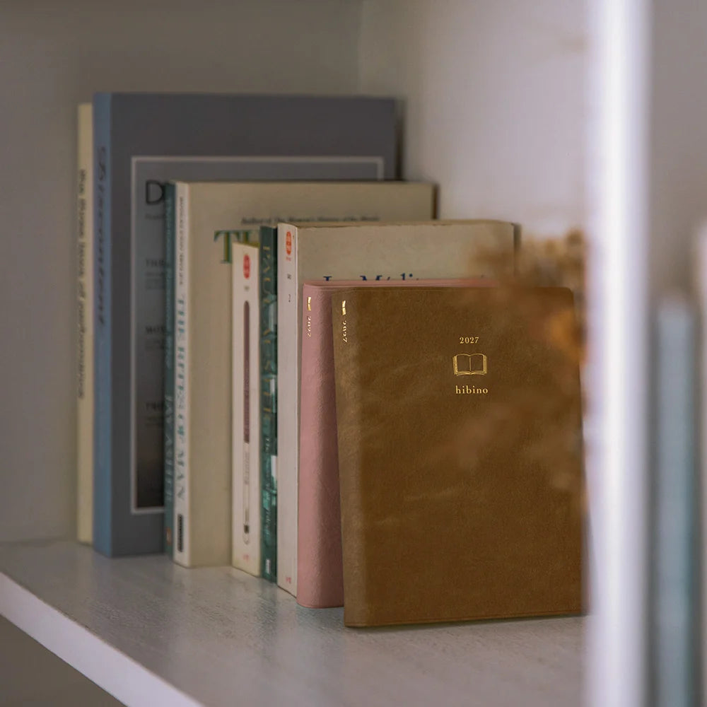 Midori 2027 A6 Hibino Diary - Camel