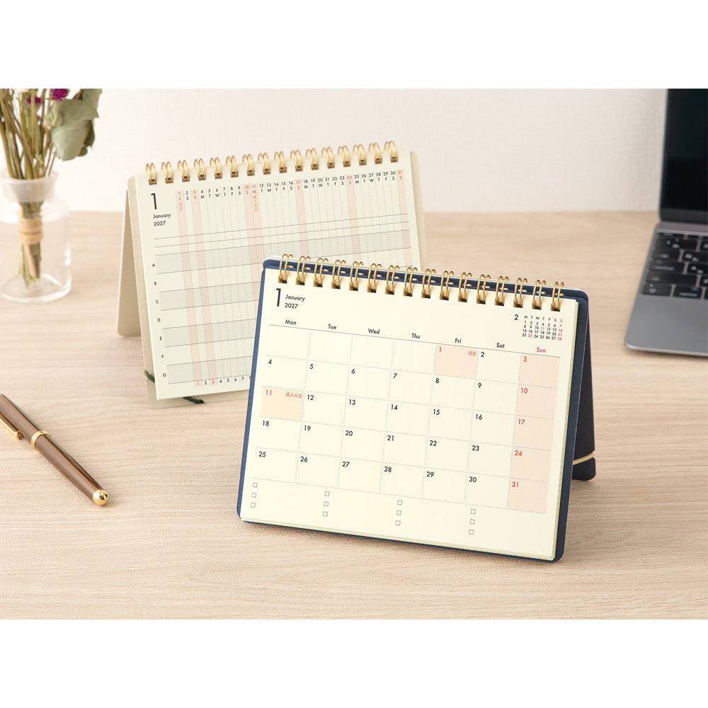 Midori 2027 B6 +Stand Diary - Navy