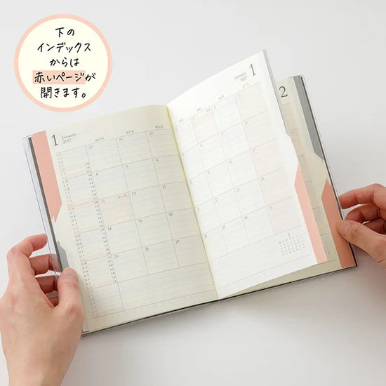 Midori 2027 B6 Double Schedule Diary - Yellow Ochre: Progress