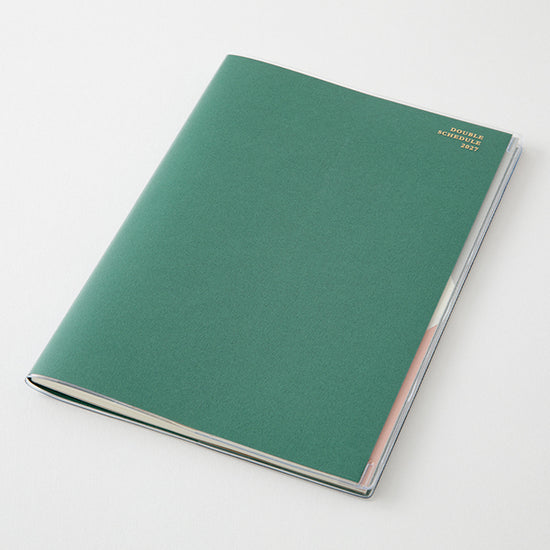 Midori 2027 B6 Double Schedule Diary - Green: To Do