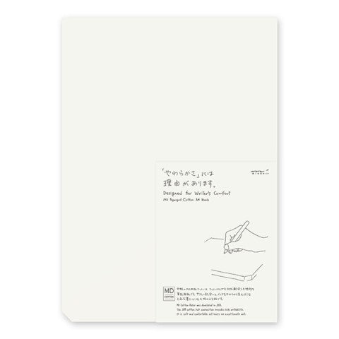 Midori A4 Blank Paper Pad Cotton