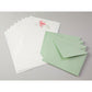 Midori Letter Set Letterpress Bouquet Red