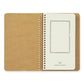 Traveler's Company Spiral Ring Notebook - Blank DW Kraft Paper (A6 Slim)