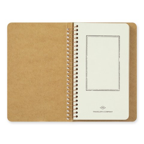 Traveler's Company Spiral Ring Notebook - Blank DW Kraft Paper (A6 Slim)