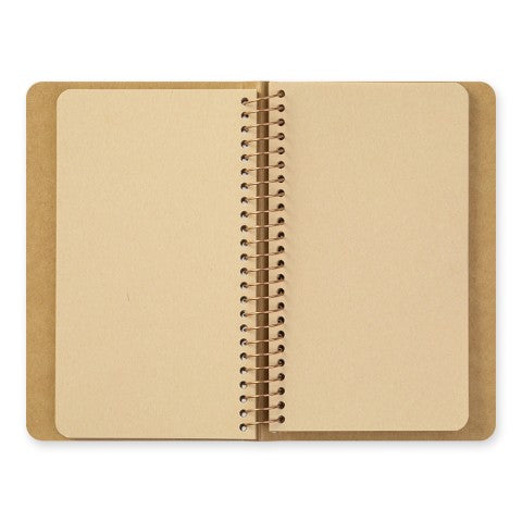 Traveler's Company Spiral Ring Notebook - Blank DW Kraft Paper (A6 Slim)