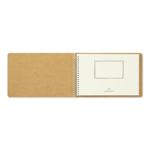 Traveler's Company Spiral Ring Notebook - Watercolor Paper (B6 Landscape)