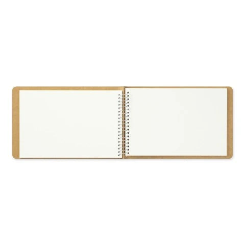 Traveler's Company Spiral Ring Notebook - Watercolor Paper (B6 Landscape)