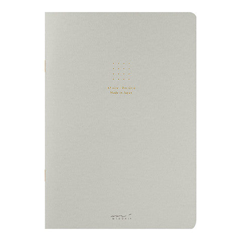 Midori Soft Color A5 Dotted Notebook - Gray