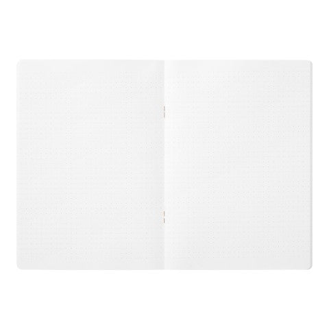 Midori Soft Color A5 Dotted Notebook - White