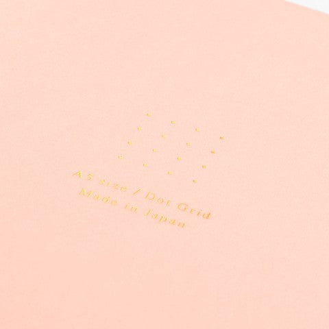 Midori Soft Color A5 Dotted Notebook - Pink