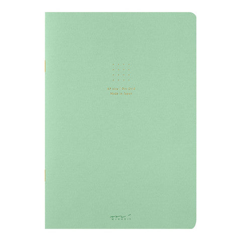 Midori Soft Color A5 Dotted Notebook - Green