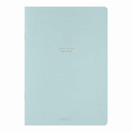 Midori Soft Color A5 Dotted Notebook - Blue