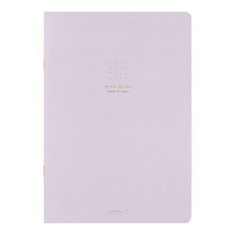 Midori Soft Color A5 Dotted Notebook - Purple