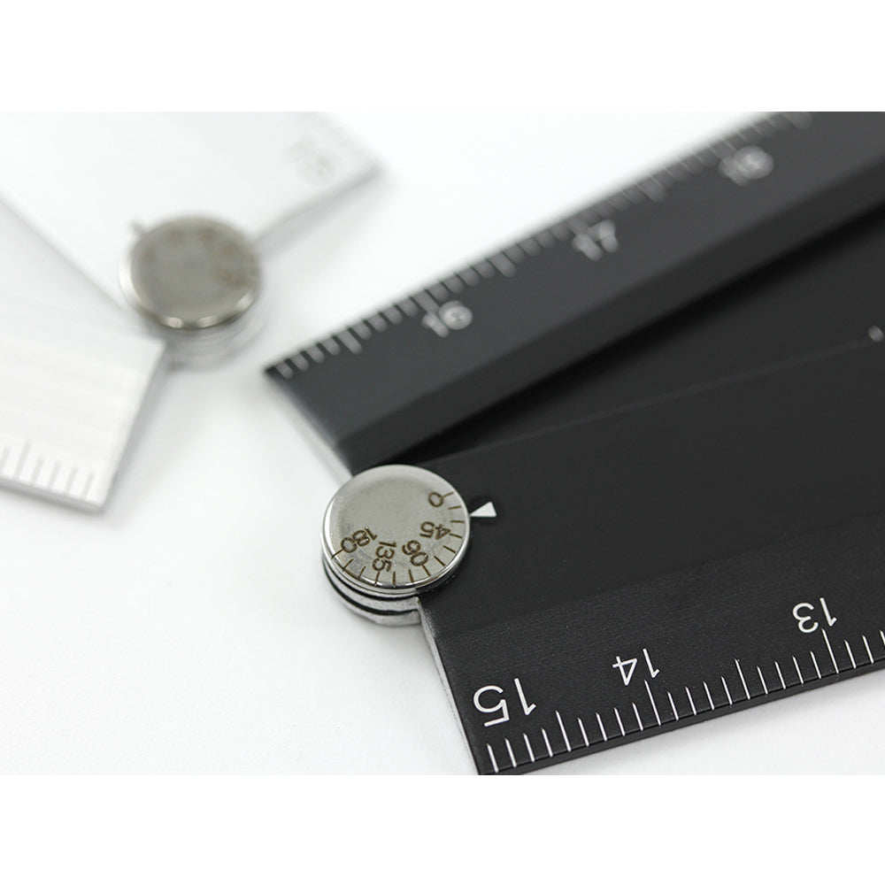 Midori Aluminum Multi Ruler 30cm - Silver
