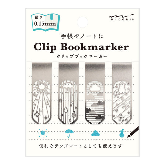 Midori Clip Bookmarker - Weather