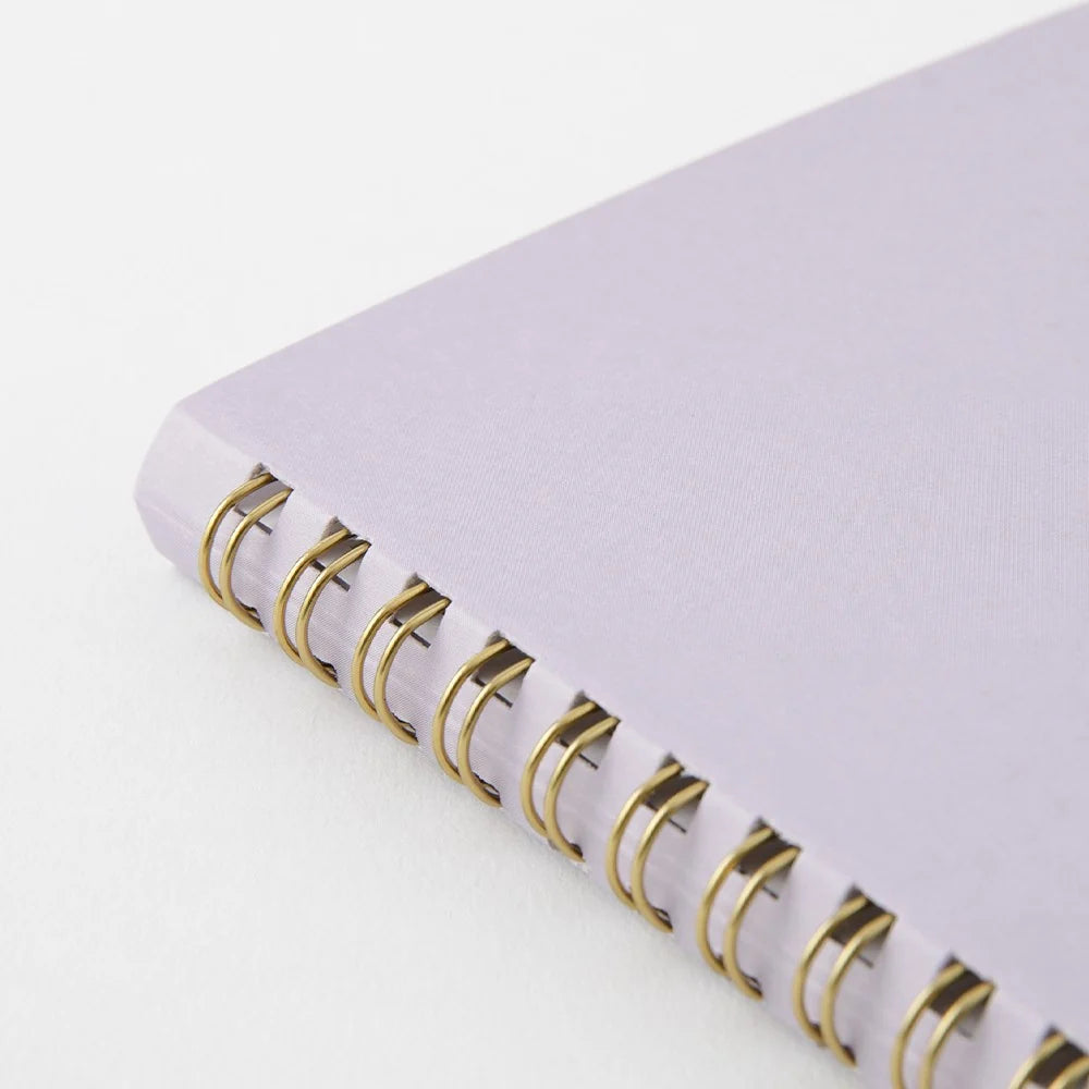 Midori Soft Color A5 Dotted Ring Notebook - Purple