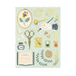 Midori Letter Set Collage - Stationery Pattern