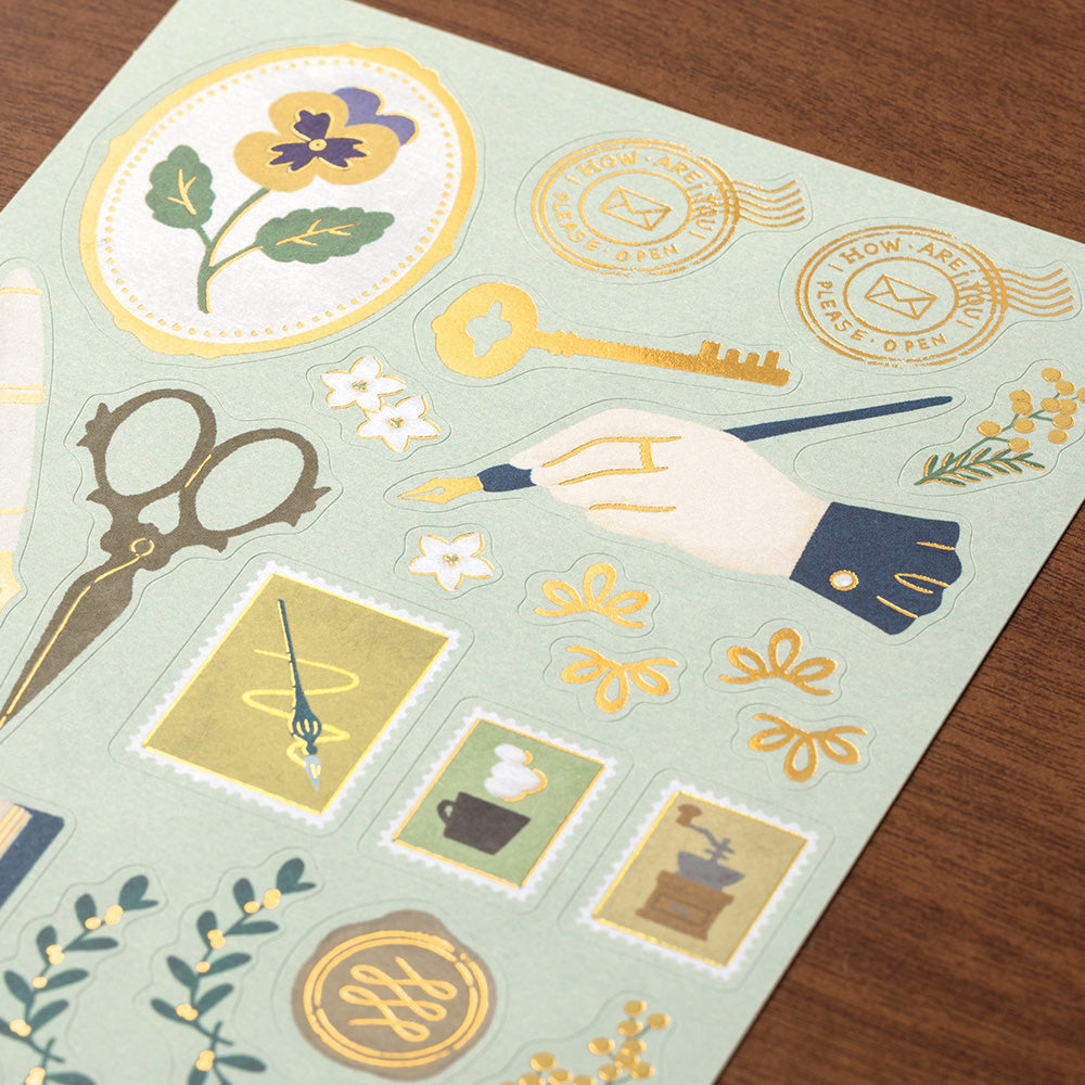 Midori Letter Set Collage - Stationery Pattern