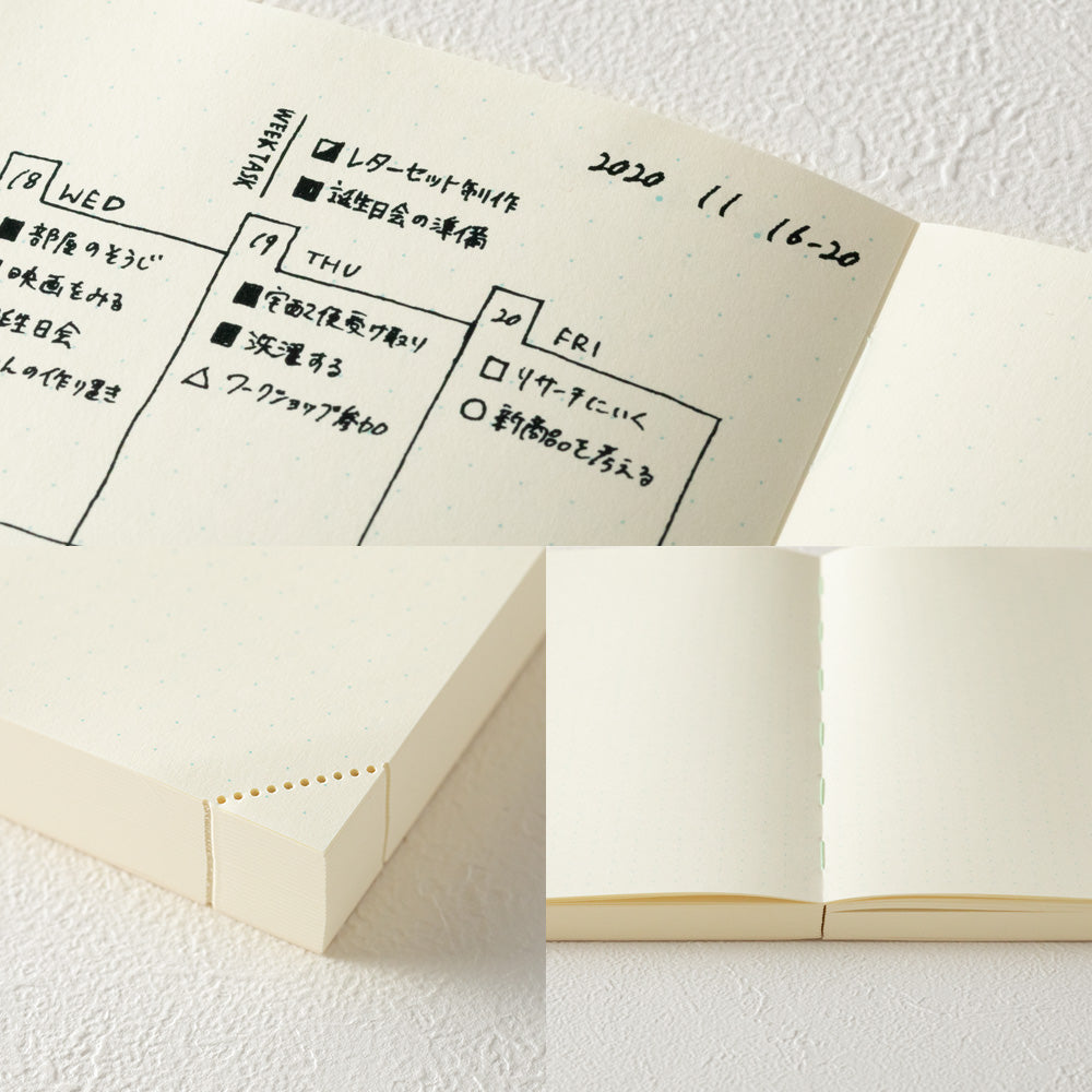 Midori A5 1 Day 1 Page Codex Notebook - Dotted