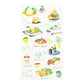 Midori Transfer Stickers - Lunch