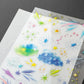 Midori Transfer Stickers - Watercolor Starry Sky